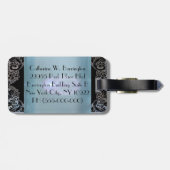 Étiquette À Bagage Monogramme d'amour de chaussure (Dos horizontal)