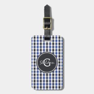 Étiquette À Bagage monogramme de très bon goût chic de motif de