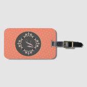 Étiquette À Bagage Monogramme équestre Chaussure Lucky Horse (Devant Horizontal)