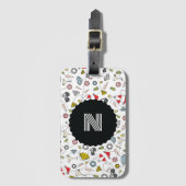 Étiquette À Bagage Monogramme Las Vegas Pool Motif (Devant Vertical)