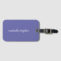Monogramme moderne très tendance très peri violet 