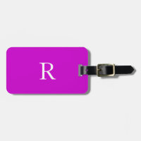 Monogramme Nom initial Modèle Purple Blanc moderne