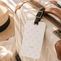 Monogramme personnalisé Héritage Nœud Élégant Coqu