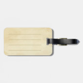 Étiquette À Bagage Monogramme personnalisé par requin nautique (Dos horizontal)