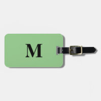 Monograms Sage Green Black Fête cadeau Favoriser