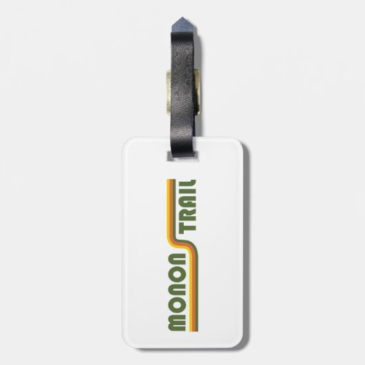 Étiquette À Bagage Monon Trail Indiana (Dos Vertical)