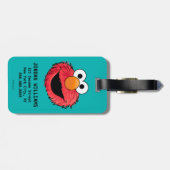 Étiquette À Bagage Monster à la fin de cette histoire | Elmo (Dos horizontal)