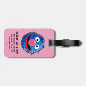 Étiquette À Bagage Monster à la fin de cette histoire | Grover (Dos horizontal)
