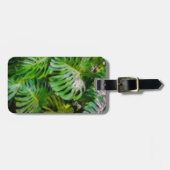 Étiquette À Bagage Monstera Feuilles, Limahuli Gardens, Kauai, Hawaii (Devant horizontal)