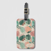 Étiquette À Bagage Monstère Boho Tropical Personnalisé Vacances D'Été (Devant Vertical)