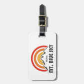 Étiquette À Bagage Mont Blue Sky Colorado (Devant Vertical)