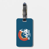 Étiquette À Bagage Mont Bond New Hampshire Sun Eagle (Dos Vertical)