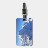 Étiquette À Bagage Mont Cook (Aoraki) Peak, Nouvelle-Zélande (Devant Vertical)