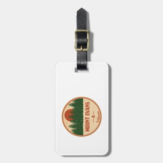 Étiquette À Bagage Mont Evans Wilderness (Devant Vertical)