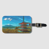 Étiquette À Bagage Mont Fuji, Japon (Devant Horizontal)