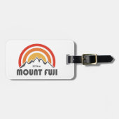 Étiquette À Bagage Mont Fuji Japon (Devant horizontal)