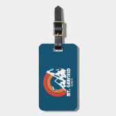 Étiquette À Bagage Mont Garfield New Hampshire Sun Eagle (Devant Vertical)