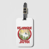 Étiquette À Bagage Mont Hakone Japon (Devant Vertical)