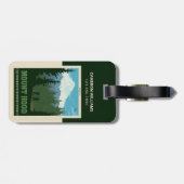 Étiquette À Bagage Mont Hood | Oregon (Dos horizontal)