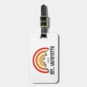 Étiquette À Bagage Mont Lafayette New Hampshire (Devant Vertical)