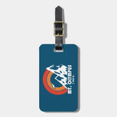 Étiquette À Bagage Mont Olympus Washington Sun Eagle (Devant Vertical)