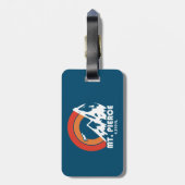 Étiquette À Bagage Mont Pierce New Hampshire Sun Eagle (Dos Vertical)