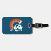 Étiquette À Bagage Mont Shasta California Sun Eagle (Devant horizontal)