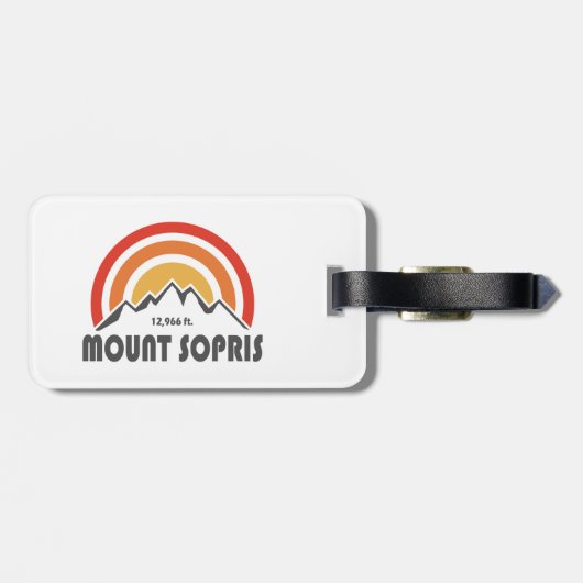 Étiquette À Bagage Mont Sopris (Dos horizontal)