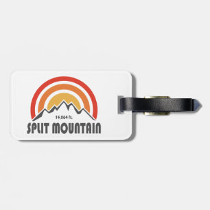 Étiquette À Bagage Mont Split California