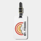 Étiquette À Bagage Mont Tyndall en Californie (Devant Vertical)