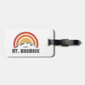 Étiquette À Bagage Mont Waumbek New Hampshire (Dos horizontal)