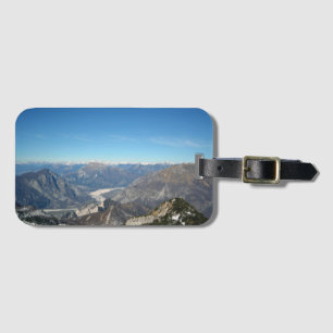 Étiquette À Bagage Montagnes