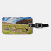 Étiquette À Bagage Montagnes | Andes boliviennes (Devant horizontal)