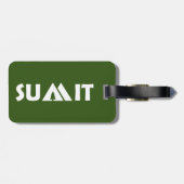 Étiquette À Bagage Montagnes du Sommet (Dos horizontal)