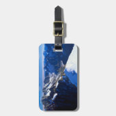 Étiquette À Bagage Montagnes | Mont Blanc, Alpes européennes (Devant Vertical)