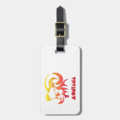 Étiquette À Bagage Montana Bighorn (Devant Vertical)