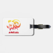 Étiquette À Bagage Montana Bighorn (Dos horizontal)