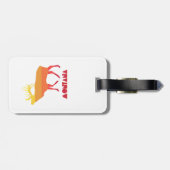 Étiquette À Bagage Montana Elk (Dos horizontal)