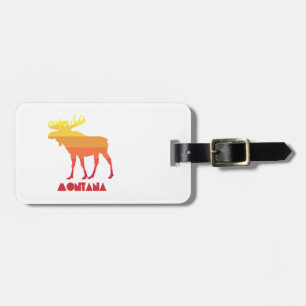 Étiquette À Bagage Montana Moose