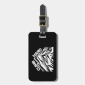 Étiquette À Bagage Monter l'alpinisme dur (Devant Vertical)