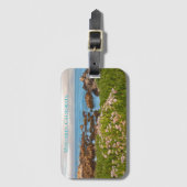 Étiquette À Bagage Monterey California Coastal Spring (Devant Vertical)