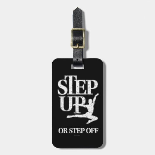 Étiquette À Bagage Montez Ou Marchez (Danse) (Devant Vertical)