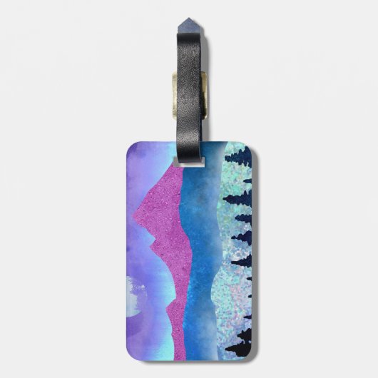 Étiquette À Bagage Monts Amethyst Mist (Dos Vertical)