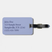 Étiquette À Bagage Monument de Washington au coucher du soleil (Dos horizontal)