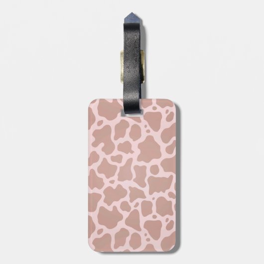 Étiquette À Bagage Moo Car (Dos Vertical)