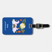 Étiquette À Bagage Moon Rabbit Mooncake Osmanthus (Devant horizontal)