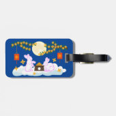 Étiquette À Bagage Moon Rabbit Mooncake Osmanthus (Dos horizontal)
