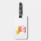 Étiquette À Bagage Moose du Vermont (Dos Vertical)