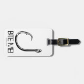 ÉTIQUETTE À BAGAGE MORDEZ-MOI ! (Devant horizontal)