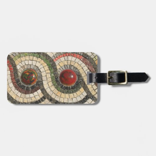 Étiquette À Bagage Mosaïques (Devant horizontal)